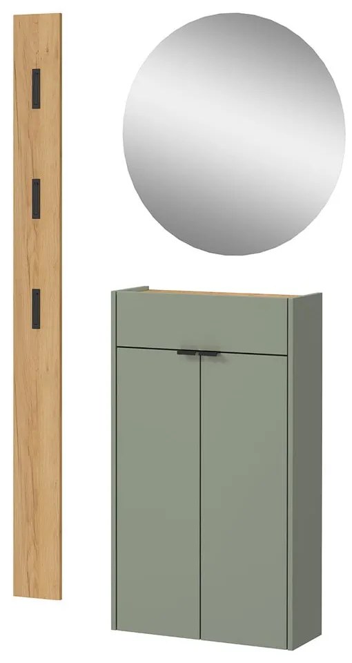 Zelená/v prírodnej farbe predsieňová zostava Ameca – Germania