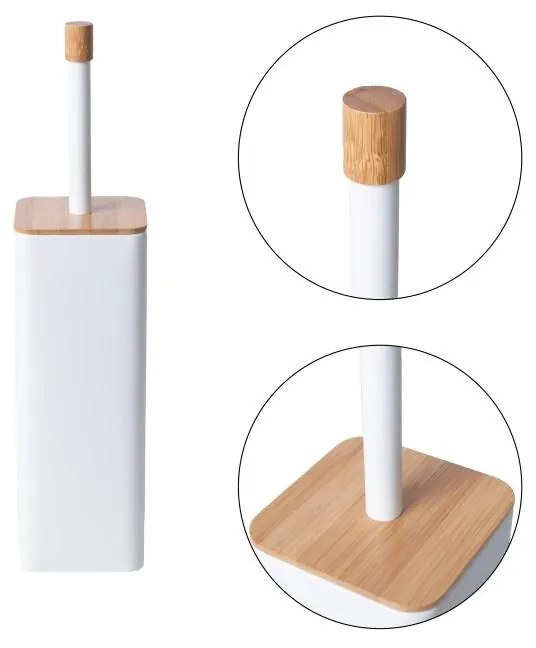 Erga Fonti, WC kefa na postavenie, biela, ERG-YKA-PD.FONTI-WHT