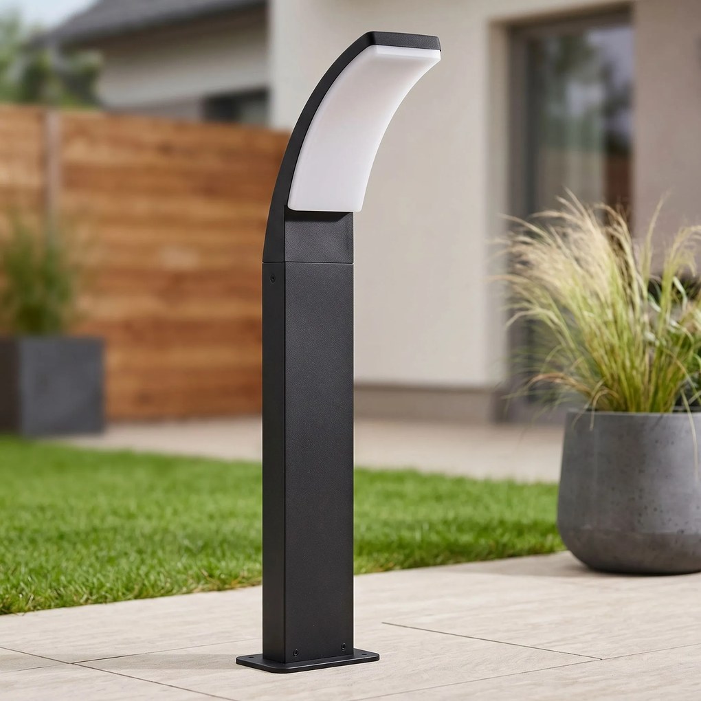 Toolight Toolight,, JNH033-G, záhradný LED stĺpik, v. 60 cm, 12 W, 4500 K, IP44, čierna matná, OSW-56227