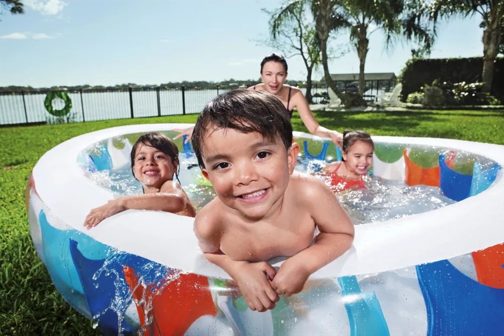 LEAN Nafukovací oválny bazén 229 x 152 x 51 cm