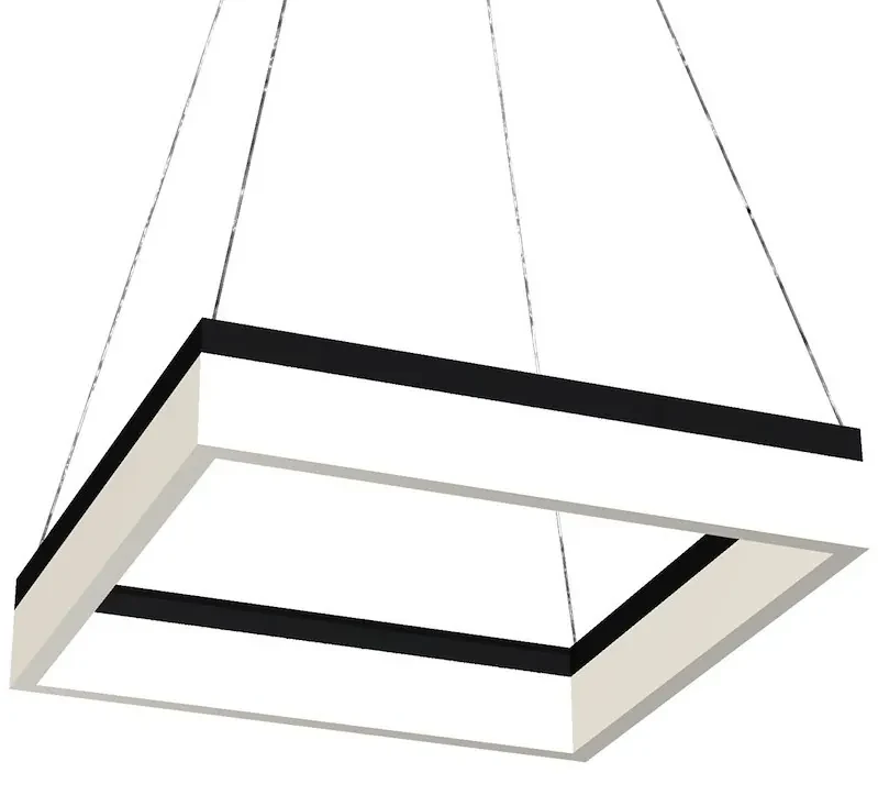 Závesné LED svietidlo Nero, 1x LED 32w, 4000k, b