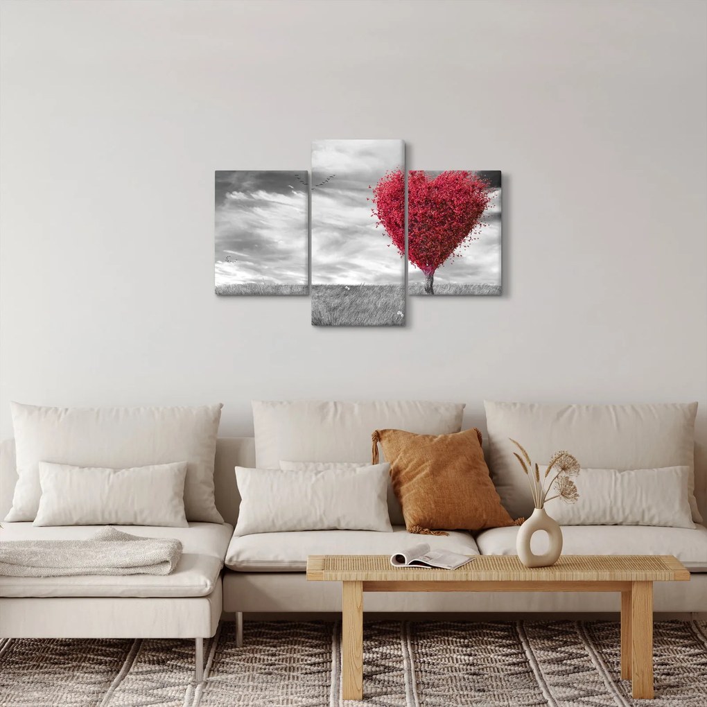 Obraz - Srdce korunou stromu (90x60 cm)