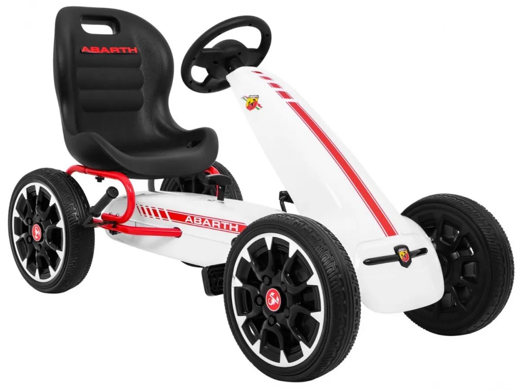 Motokára ABARTH PB9388A - biela