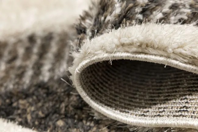 Koberec Shaggy California Y529G béžový / hnedý