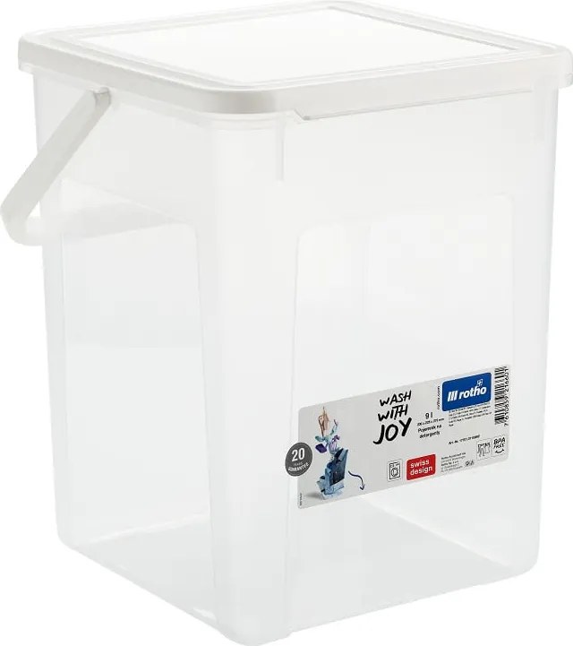 Plastový úložný box s vekom - Rotho