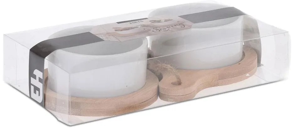Porcelánová servírovacia miska Bamboo 30x10x6 cm sada 2ks