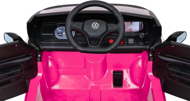 Elektrické autíčko Volkswagen ID BUZZ ružové