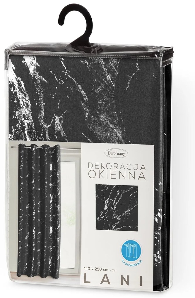 ZÁVES NA KRÚŽKOCH LANI 140X250 CM VZOROVANÁ