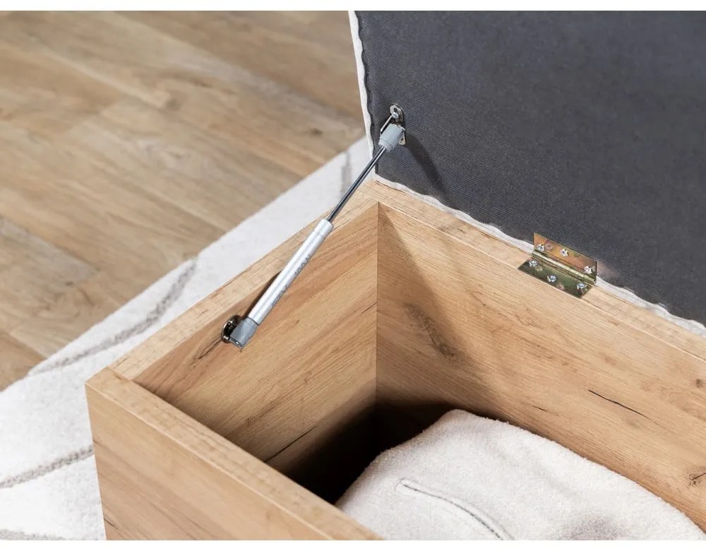 Lavica vo svetlosivej a prírodnej farbe Kumo – Bobochic Paris