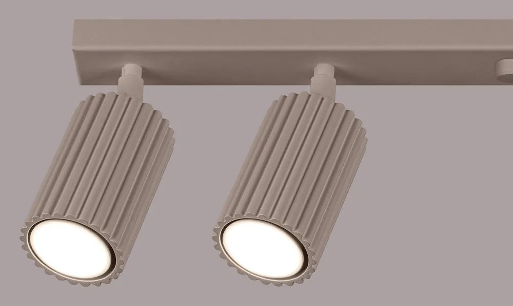 Taupe kovové bodové svietidlo 6,5x117 cm Gleam – Sollux