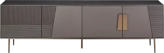 TV stolík Stilig ST101B 200 cm grafit/zlatý