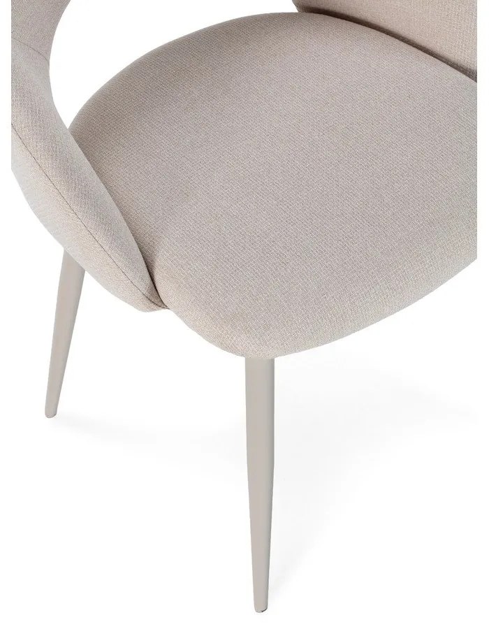 Béžové čalúnené jedálenské stoličky v súprave 2 ks Lia – Marckeric