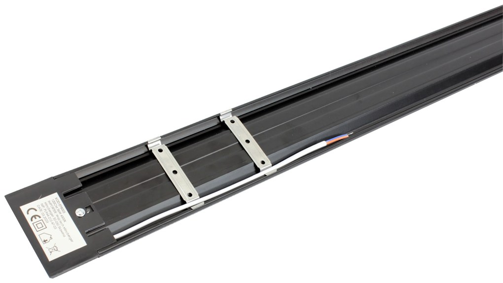 BERGE LED panel MARS - čierne svietidlo SLIM - 120cm - 36W - 230V - 3600Lm - neutrálna biela
