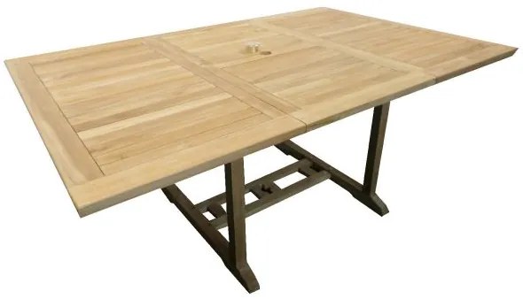 InternetovaZahrada - Záhradný teakový stôl Palu - hranatý