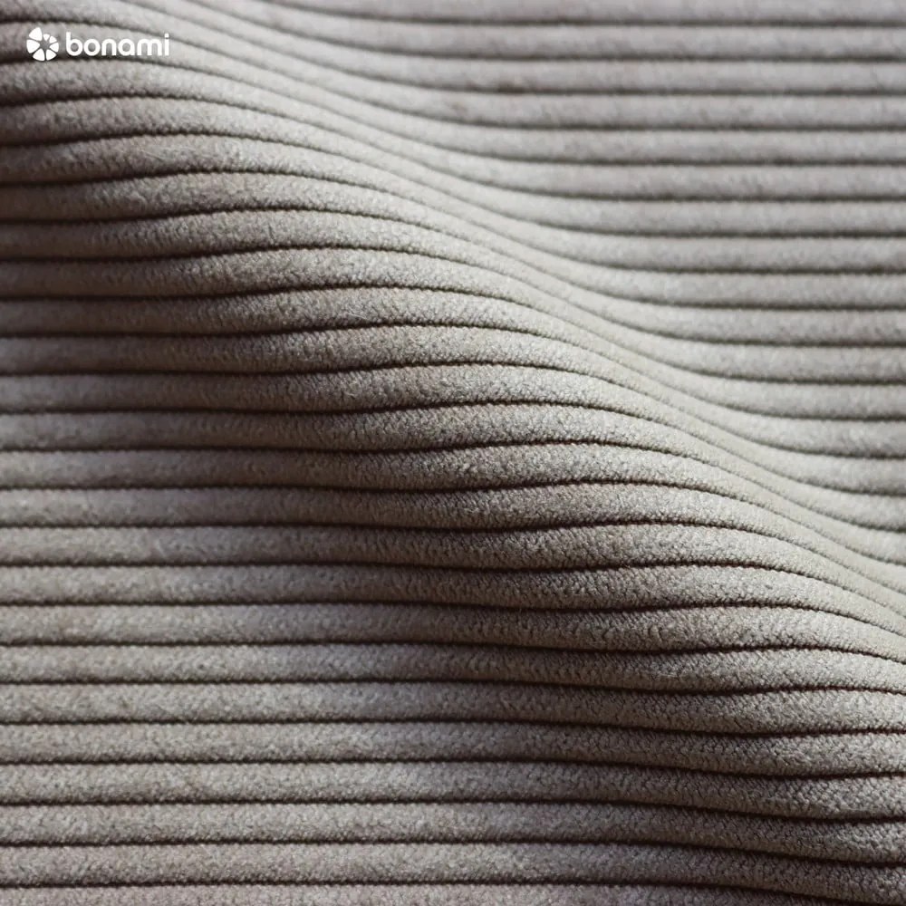 Čalúnená jednolôžková posteľ taupe s úložným priestorom s matracom 120x200 cm Avela – Bonami Selection