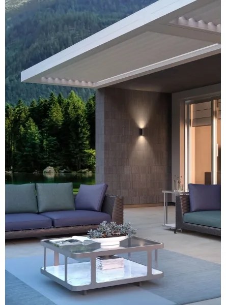 Redo 90530 -LED Vonkajšie nástenné svietidlo BRIO LED/10W/230V 3000K IP54 antracit