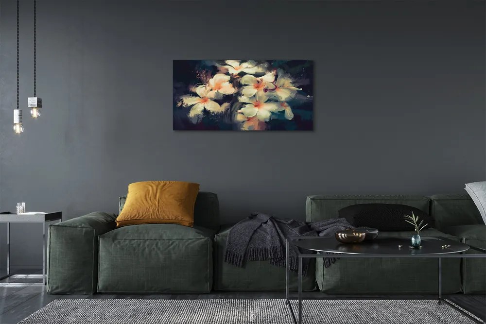 Obraz canvas obraz kvetín 140x70 cm