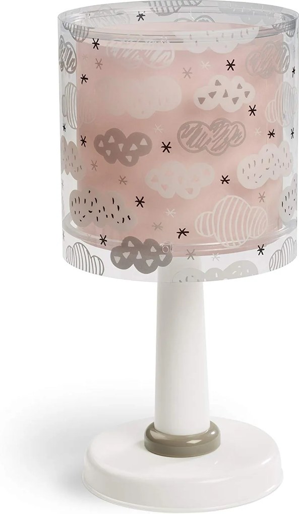 Detská stolová lampička - Clouds Pink