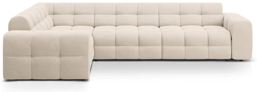 Béžová rohová pohovka (ľavý roh/do L) Kendal – Micadoni