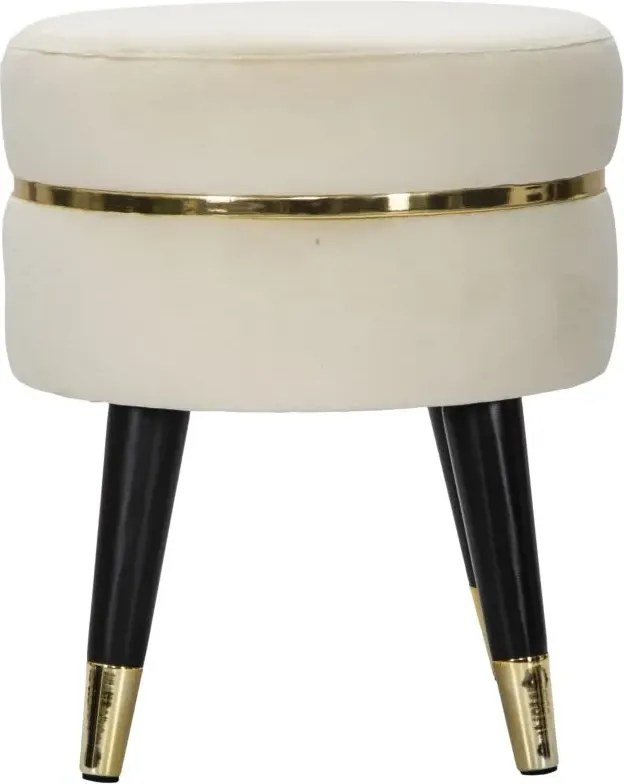 Taburet PARIS 35 cm krémový