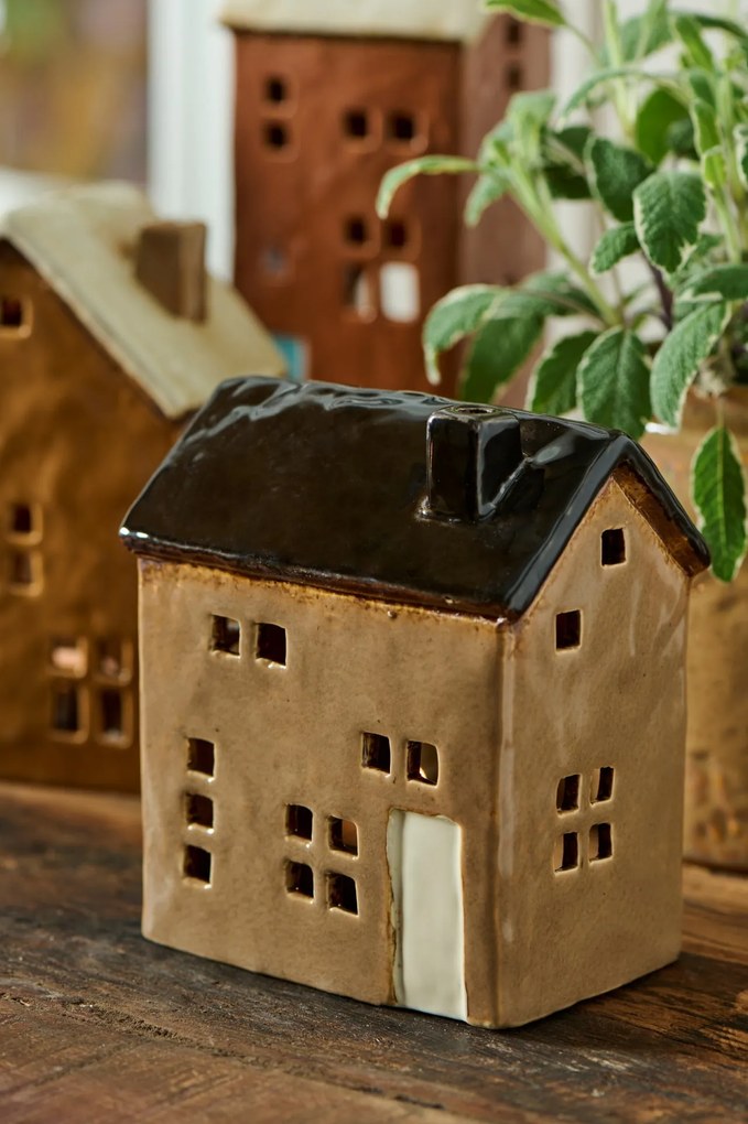 Ib Laursen Kameninový svietnik Brighton Cream Door