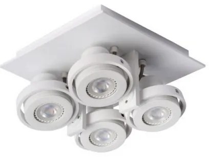Lucide 17906/21/31 - LED Stmievateľné bodové svietidlo LANDA 4xGU10/5W/230V biela