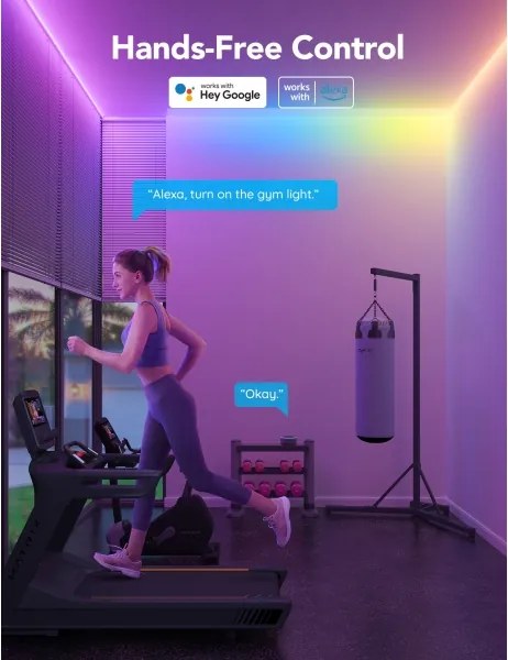 Govee - M1 PRO PREMIUM Smart RGBICW+ LED pásik 2m Wi-Fi Matter