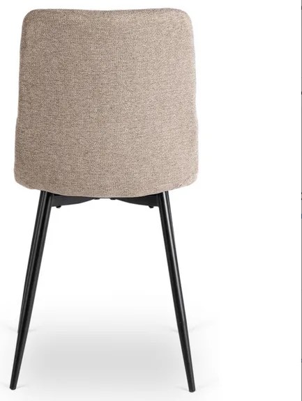 Vintino kreslo LIBRA tkanina -bežová farba, nohy sivé - vintino.sk