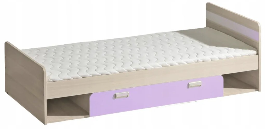 DL Detská posteľ LUCAS L13 Farba: Fialová