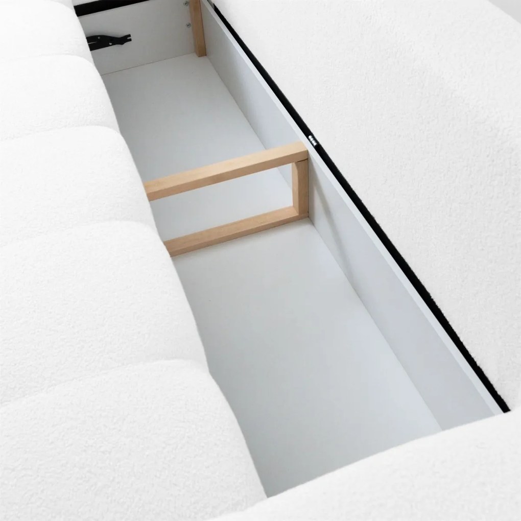 ROZKLADACIA POHOVKA ELODIE 3 MIESTNÁ QUELLE 01 BIELA BOUCLÉ