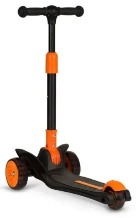 Lionelo - Detská kolobežka TIMMY 3xAA oranžová/čierna