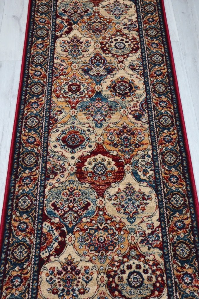 Agnella Orientálny behúň na mieru Isfahan Forenza bordo - šíre 80 cm