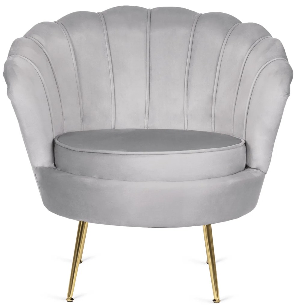 PROXIMA.store - Elegantné čalúnené kreslo GRAND FARBA: krémová