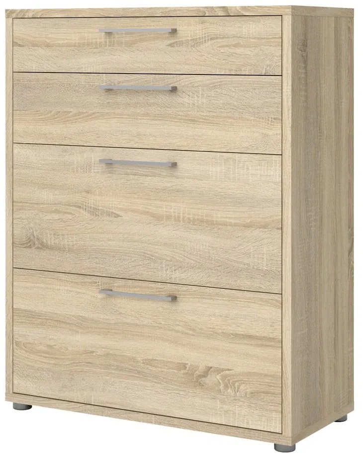 Komponent - zásuvky v dekore duba v prírodnej farbe 84x105 cm Prima - Tvilum