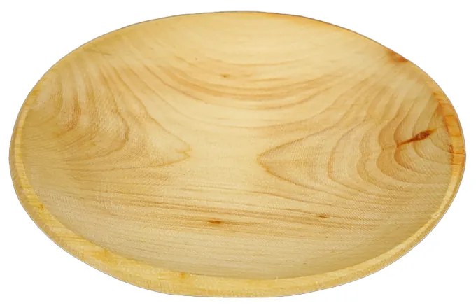 AMADEA Drevená servírovacia tácka okrúhla, masívne drevo, 15 cm
