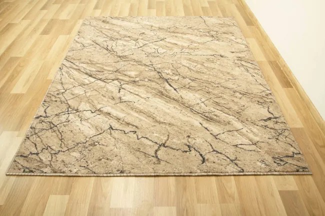 Koberec Aqua Marble 04 mramor, béžový / sivý