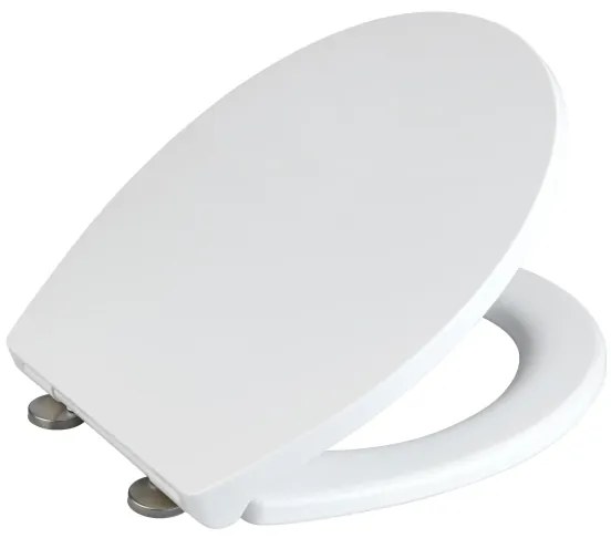 WENKO 24516100-WC WC sedadlo 300/350 KG 37x44,5 cm biela/strieborná