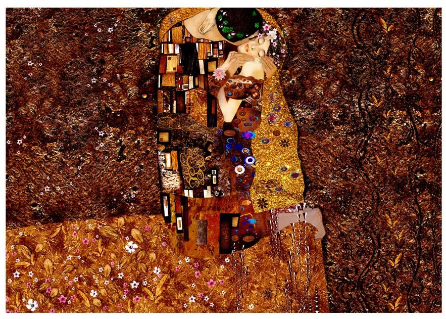 Artgeist Fototapeta - Klimt inspiration - Image of Love Veľkosť: 147x105, Verzia: Samolepiaca