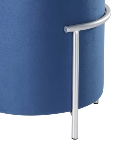 Eglo 424137 - Taburet MASHIKE 46x41 cm modrá/chróm