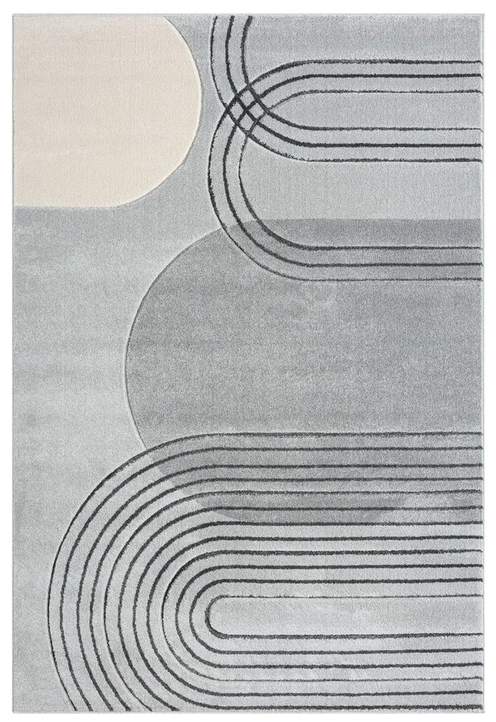 Dekorstudio Moderný koberec BONITO 7157 sivý Rozmer koberca: 120x170cm