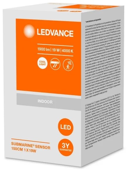 Ledvance - LED Technické svietidlo so senzorom SUBMARINE 1xG13/19W/230V IP65