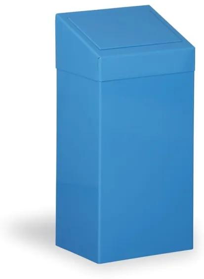 Kovona Kovový odpadkový kôš na triedenie odpadu, 45 l, modrý