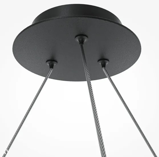 Maytoni MOD317PL-06B - Luster na lanku BALANCE 6xG9/40W/230V čierna