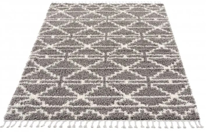 Dekorstudio Shaggy koberec s dlhým vlasom PULPY 530 sivý Rozmer koberca: 80x300cm