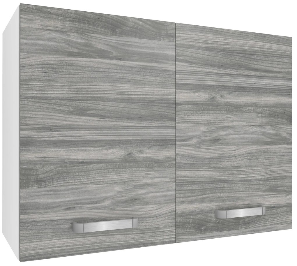 Kuchynská skrinka Belini horná 80 cm šedý antracit Glamour Wood  TOR SG80/1/WT/GW1/0/U
