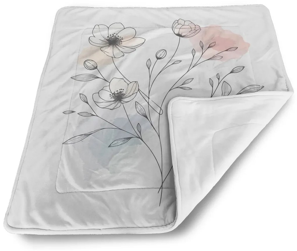 Sablio Deka pre bábätko Kvetinová línia - 90x120 cm