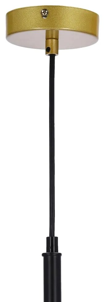 Závesné svietidlo v zlatej farbe so skleneným tienidlom 32.5x32.5 cm Duo - Candellux Lighting