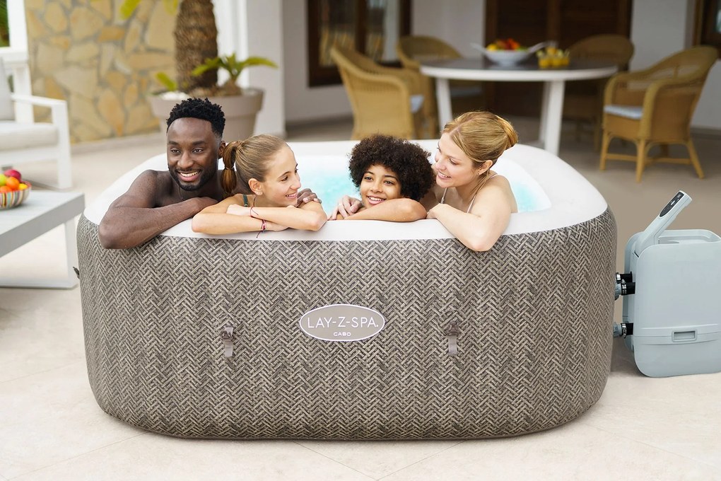 BESTWAY Lay-Z-Spa Cabo EnergySense Smart HydroJet Vírivka, 180 x 180 x 71 cm, 6 osôb 6001R