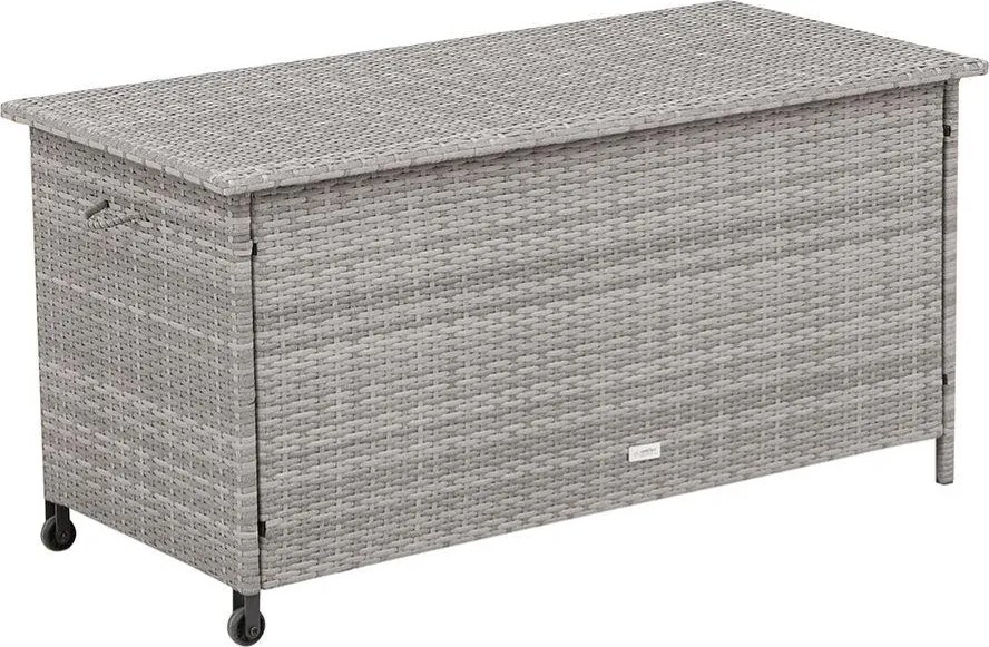 Úložný ratanový box ELEGANZA sivý