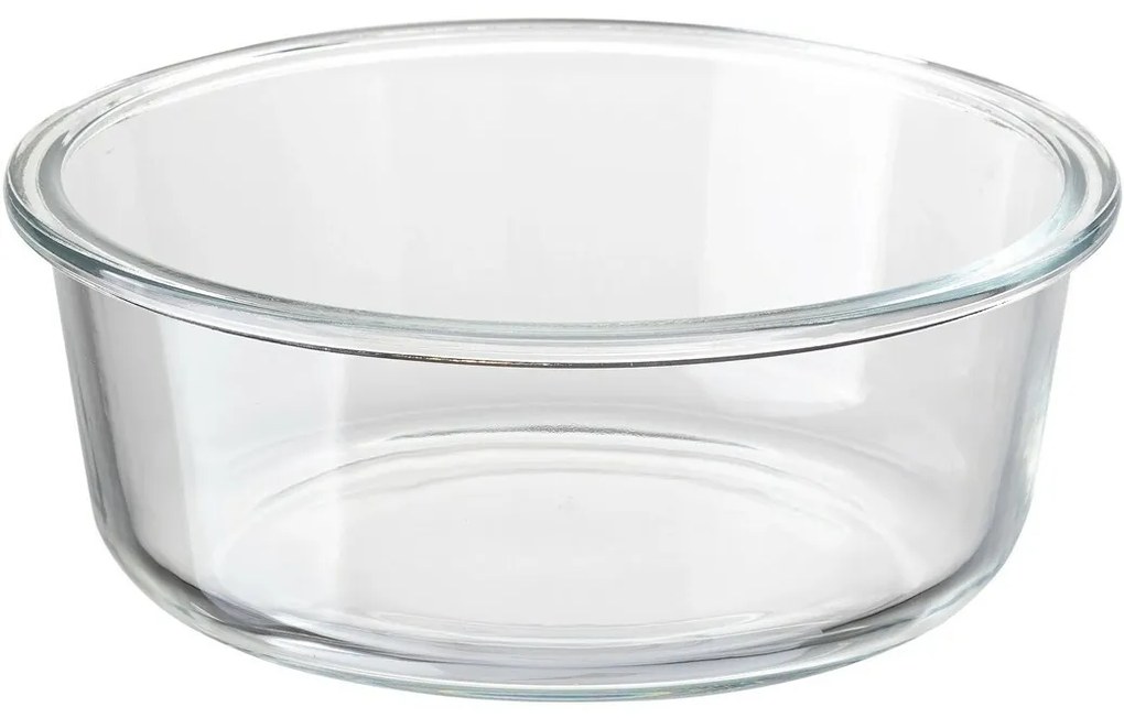 Florina Sklenená dóza s bambusovým vekom Clavato, 640 ml, L